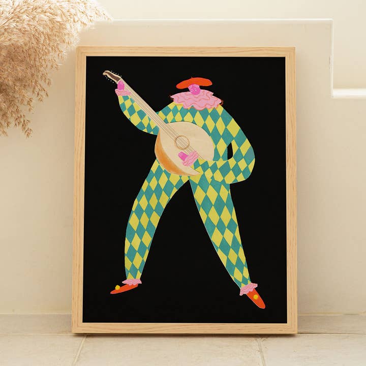 Jacques Circus Art Print | Karaktär | Barnkammare väggdekor för wholesale av Little Black Cat Illustrated Goods