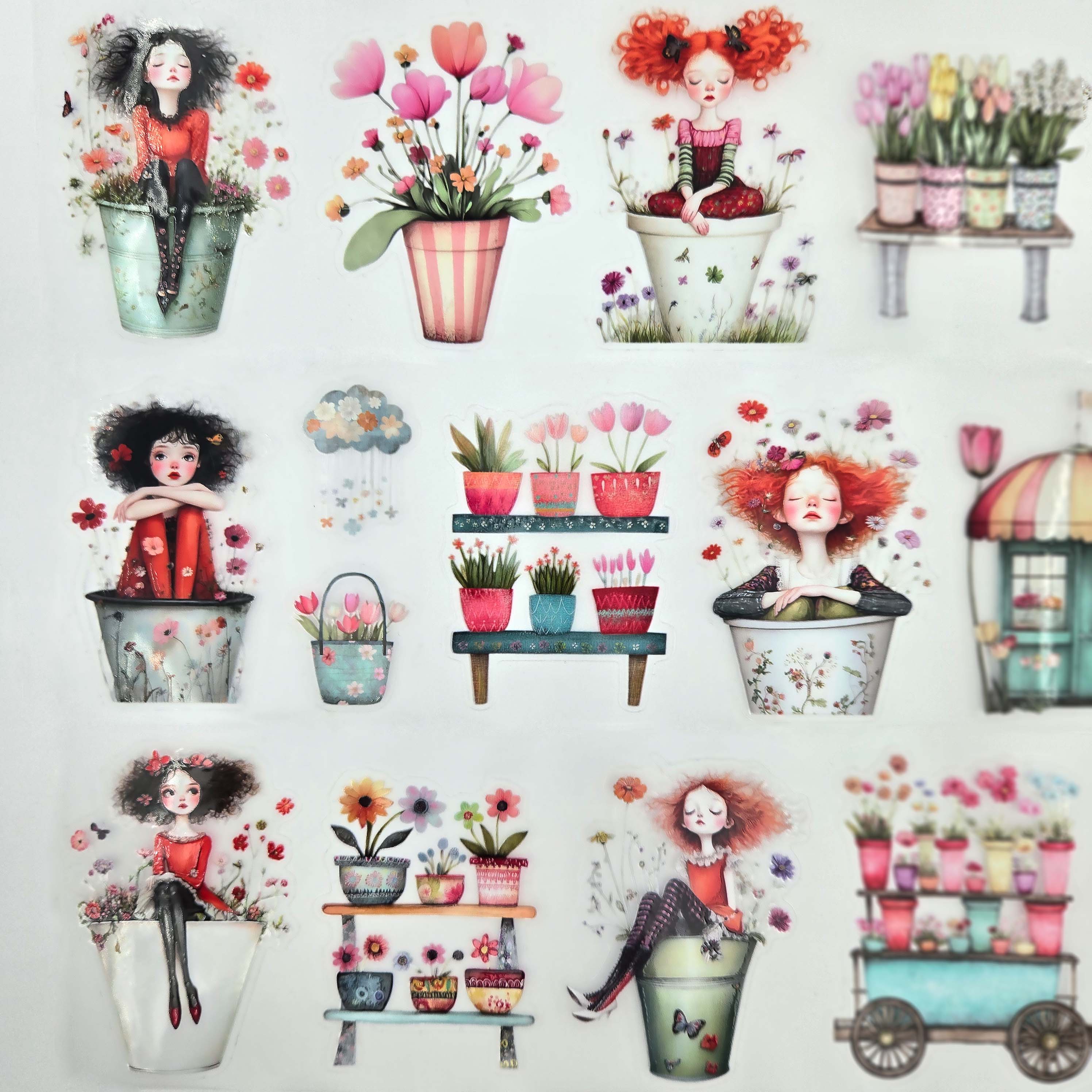 MIC & MIM Premium Paper Shop - Vendita all'ingrosso Nastro washi - MIC | Nastro PET (Lucido 3D e Kiss-cut): Florabelle5