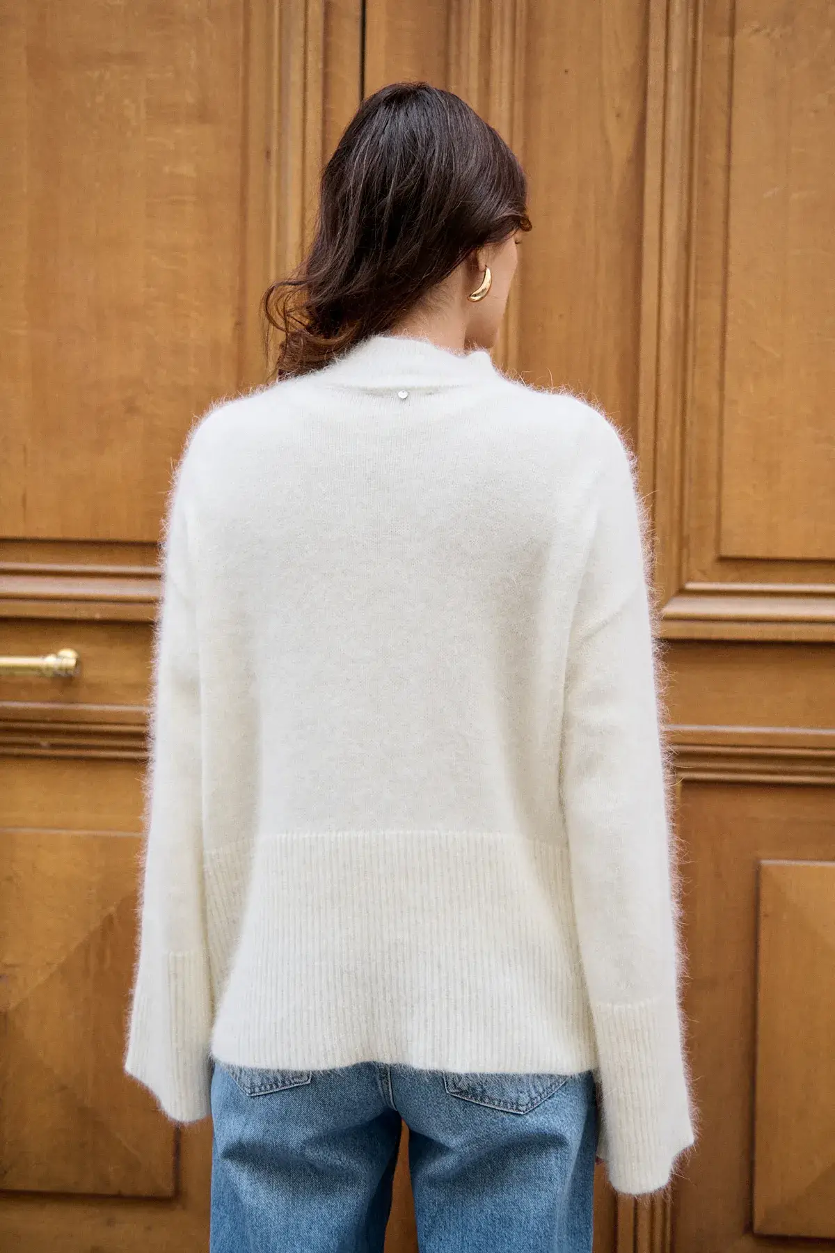 Nathael Paris – wholesale Pullovertröja - Dam – Angorapolo med hög krage4