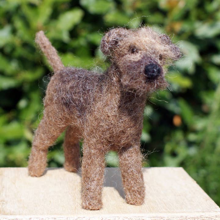 Border Terrier hondennaaldviltset - een uitdagende kit. voor wholesale door Black Dog & Ginger Cat