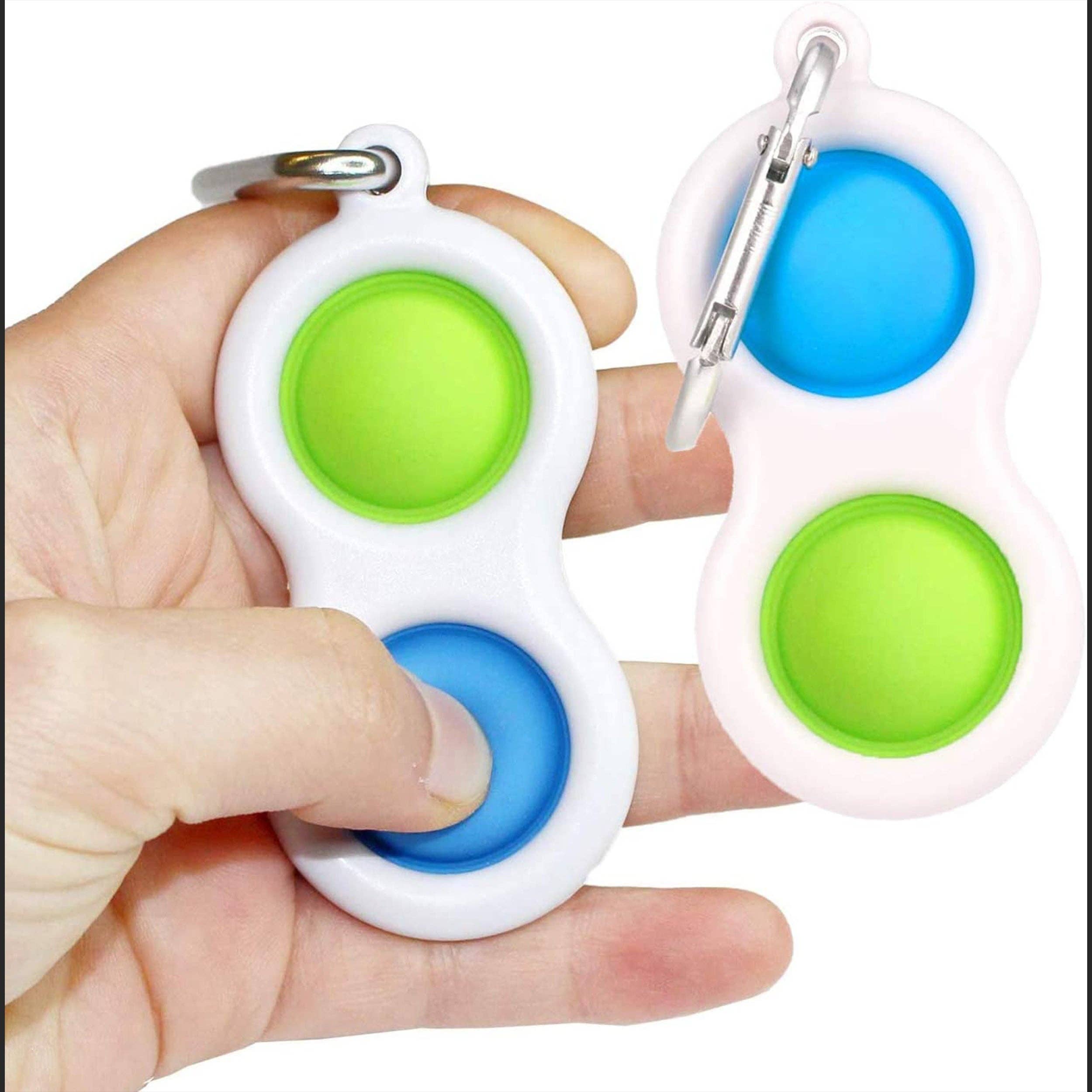 PR GROUPS LLC - Wholesale Keychain - Unisex - Bubble Popper Fidget Keychain Toy For Kids - Assorted1
