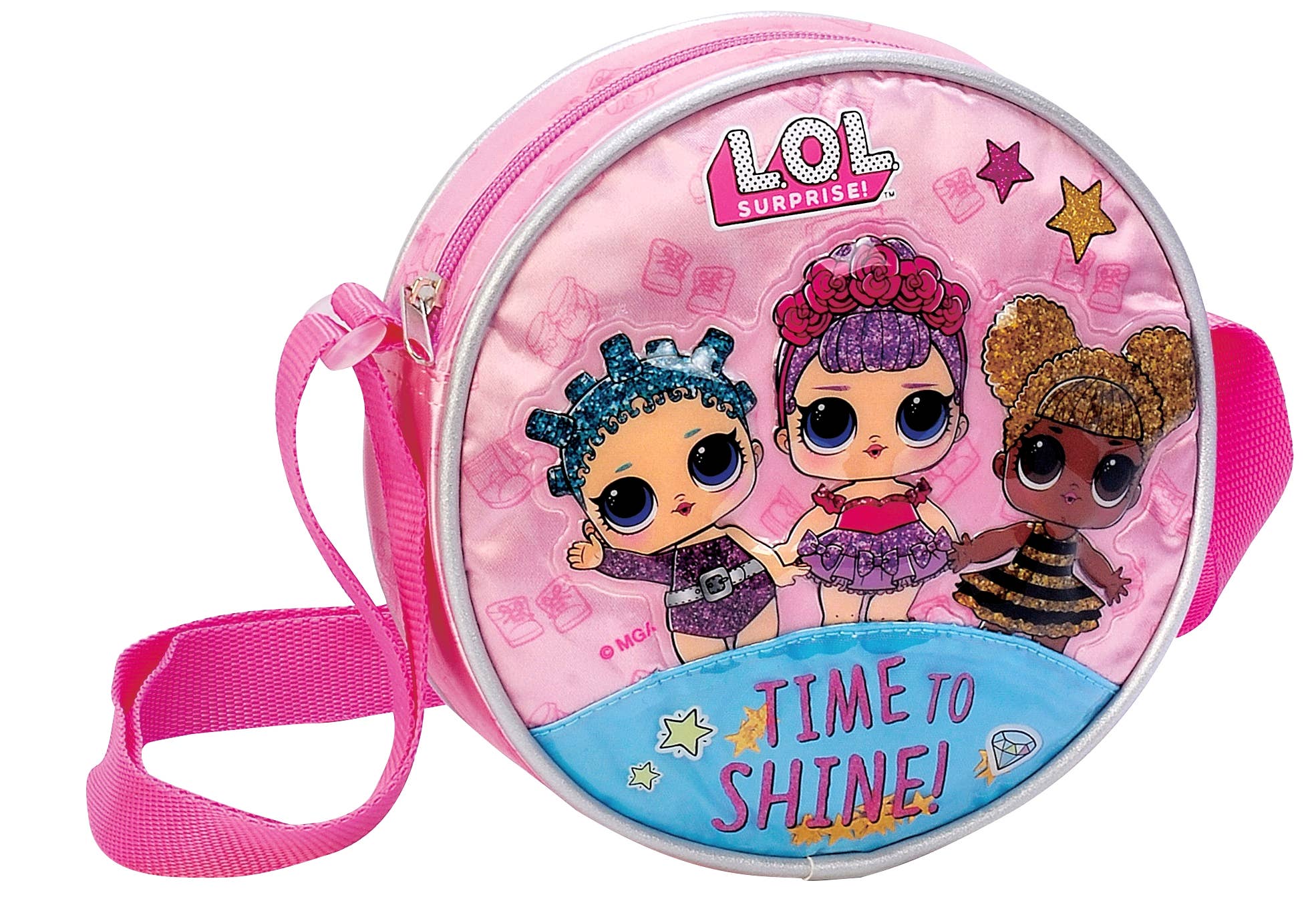 Mastoys, S.L. - Wholesale Crossbody Bag - Kids - LOL Surprise time to shine round bag - 12157
