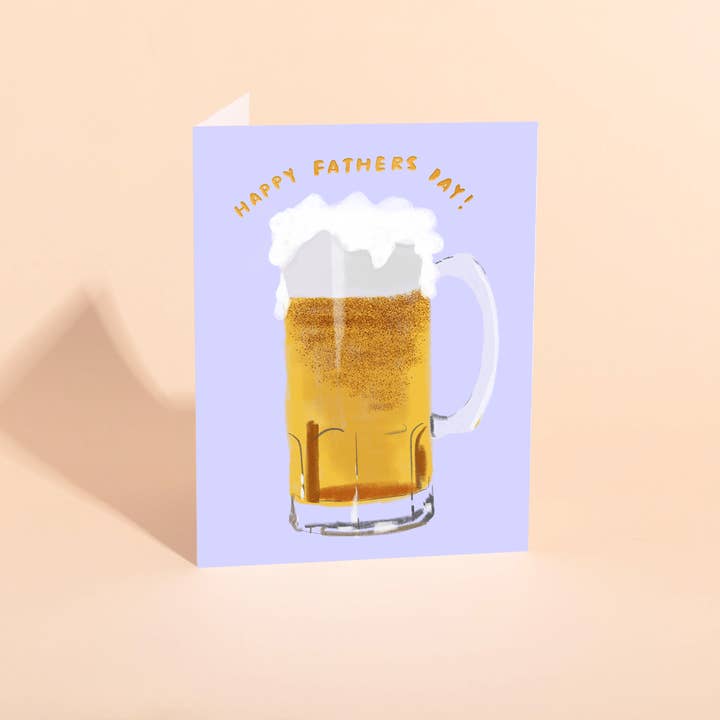 Carolyn Suzuki - Wholesale Father's Day Card - BEER MUG - Father's Day Card