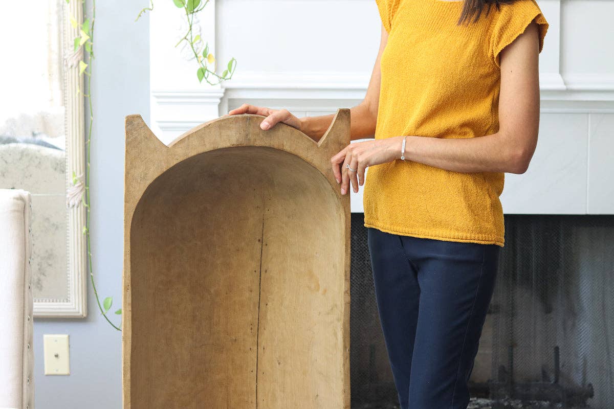 etúHOME - Wholesale Decorative Plate/Dish/Bowl - Antique Oval Dough Bowl6