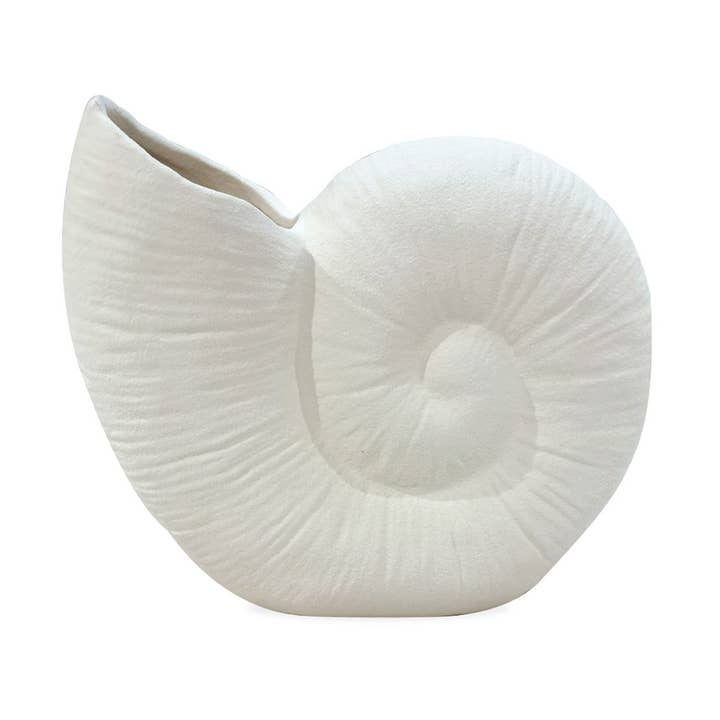 Ceramic vase with textured white shell L20,7 D9,5 H17,5cm and other Purchase Wholesale porcelain paper clay. Free Returns & Net 60 Terms on Faire trending on Faire.
