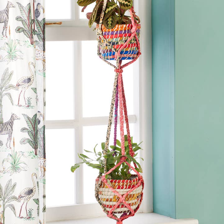 Two Tier Sari Plant Hanger & Baskets and other Purchase Wholesale plastic hanging pots. Free Returns & Net 60 Terms on Faire trending on Faire.