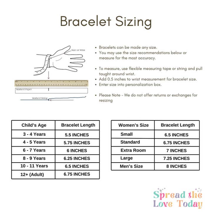 Spread the Love Today CO - Wholesale Beaded Bracelet - Kids - Sister Matching Bracelet Set Big Sis Lil Sis Bracelet Set5