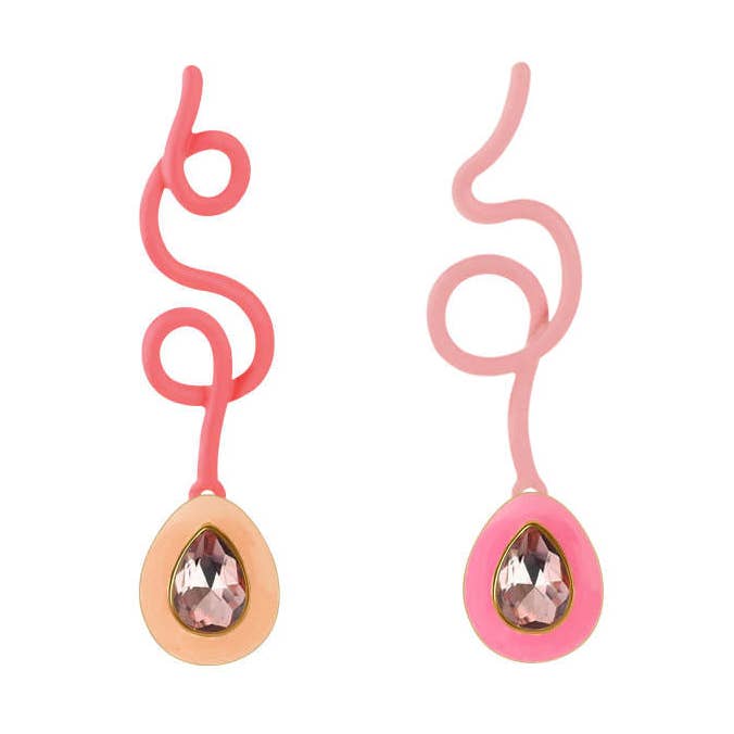 QuayL x Molly Boyd: Lineær Squiggle - Lyserød for engroshandel hos QuayL Designs