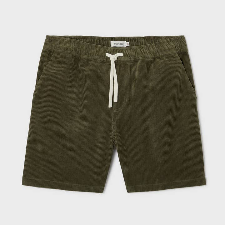 Calções Beach Horizon Velvet - Verde por atacado de BILLYBELT