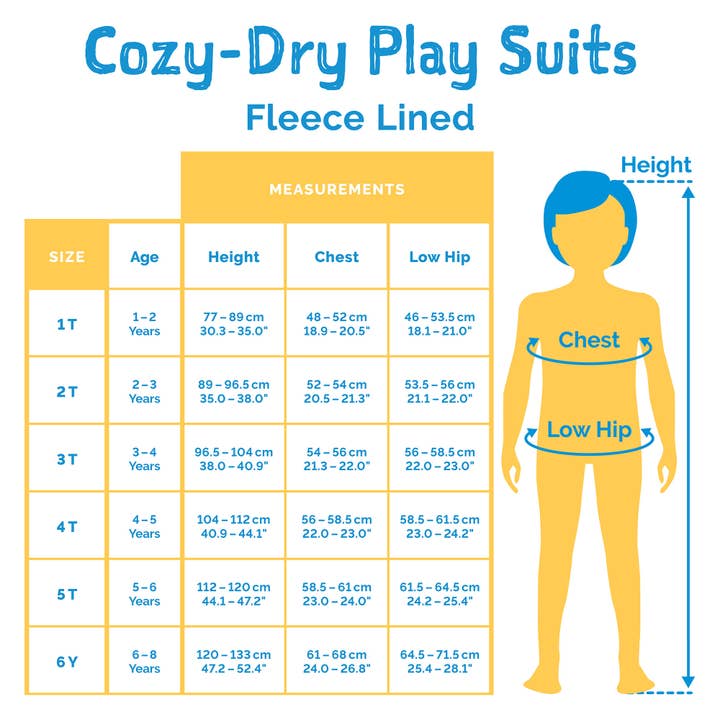 Jan & Jul - Wholesale Rain Suit - Kids - Enchanted | Cozy-Dry Waterproof Play Suit5