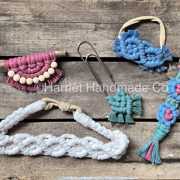 Sample Pack - Macrame Accessoires 5 Pieces for wholesale by Harriet Handmade Co.