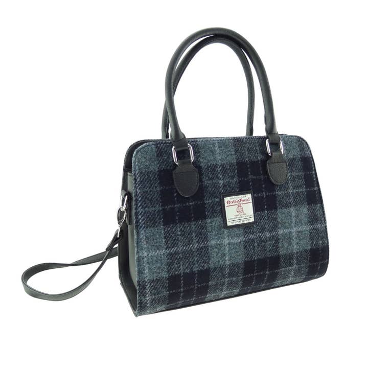 Glen Appin Of Scotland - Wholesale Tote Bag - Women's - LB1227 Harris Tweed 'Findhorn' Midi Tote Bag2