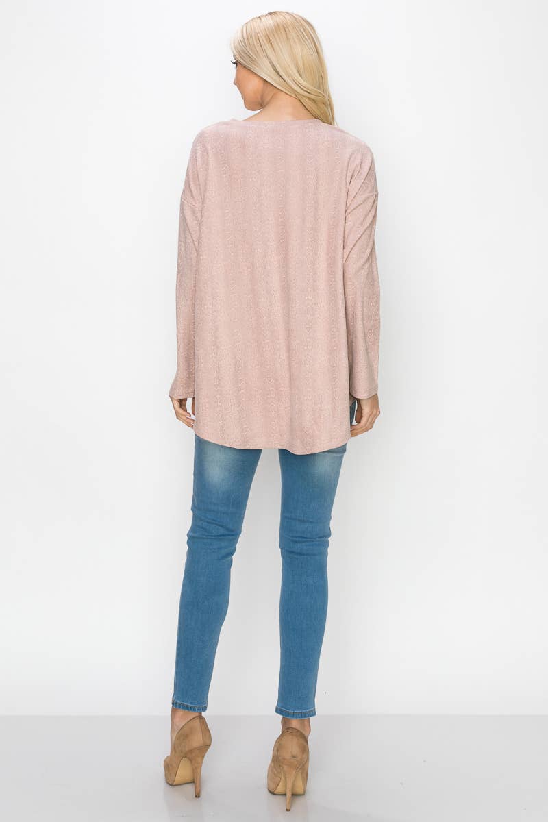 Joh Apparel - Vente Tunique – femme - Haut en daim extensible à imprimé animal Ailith14