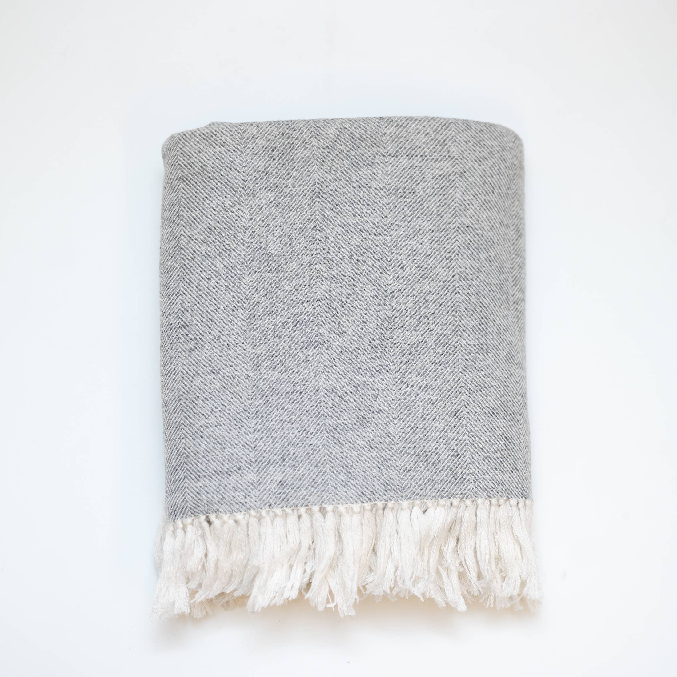 ART HIMALAYAN TRADING LTD - Vente Plaids - Plaid de Luxe en Cachemire à Chevrons de Noël RCLJ0