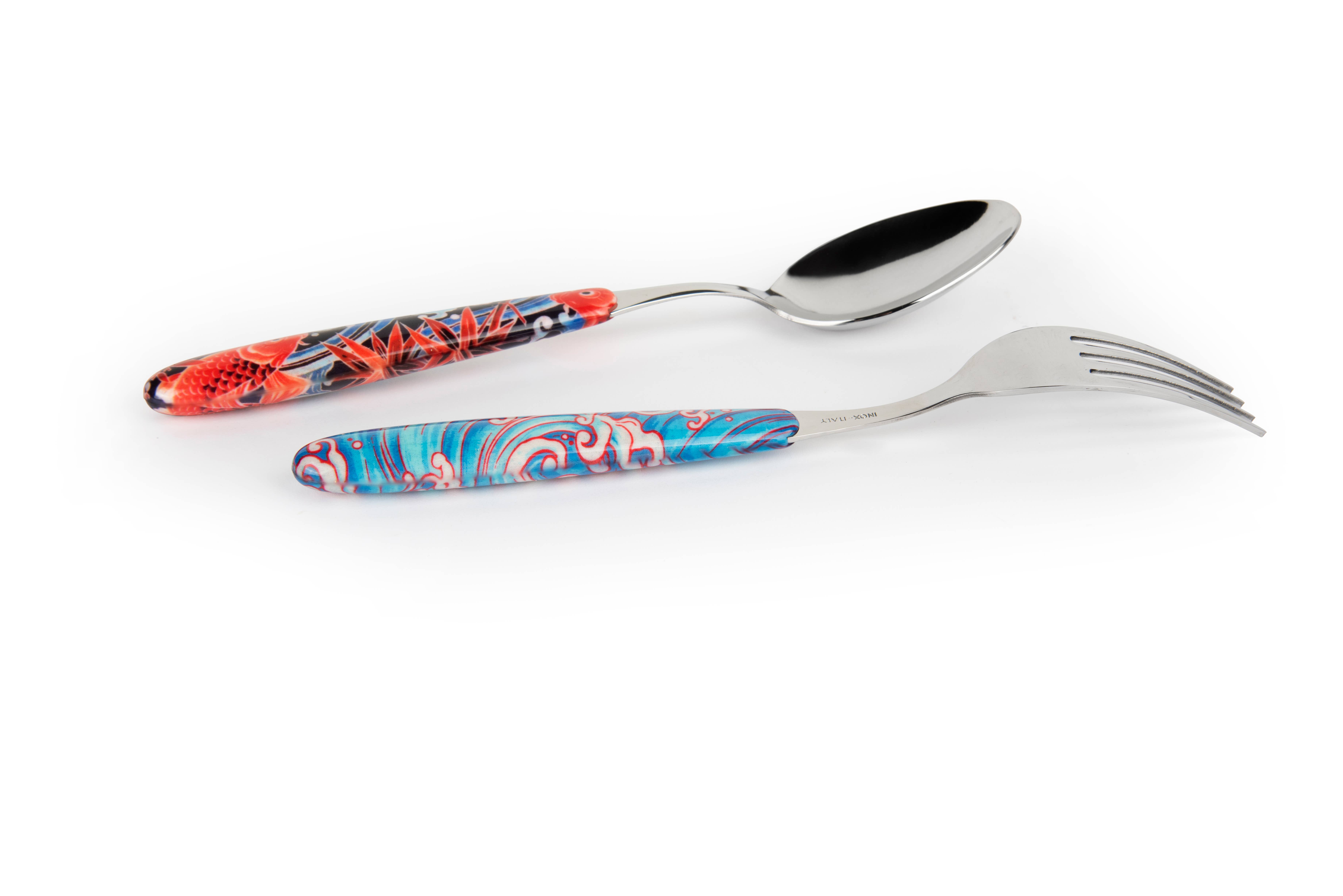 multicolour 24-Piece Kimono Cutlery Set MTD for wholesale on Faire2