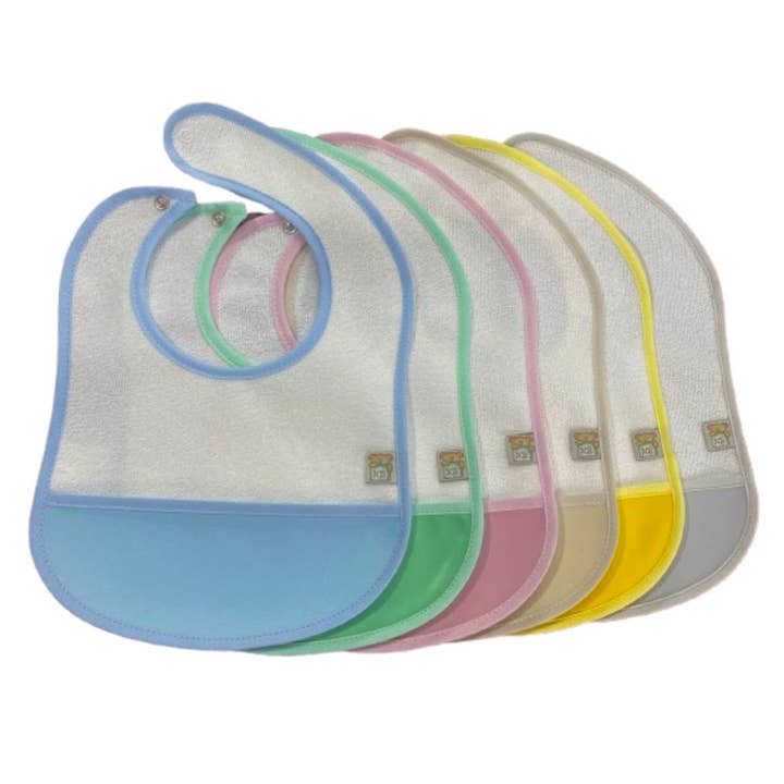 Noty Baby - Wholesale Bib - Baby - Pack of 6 Waterproof Bibs