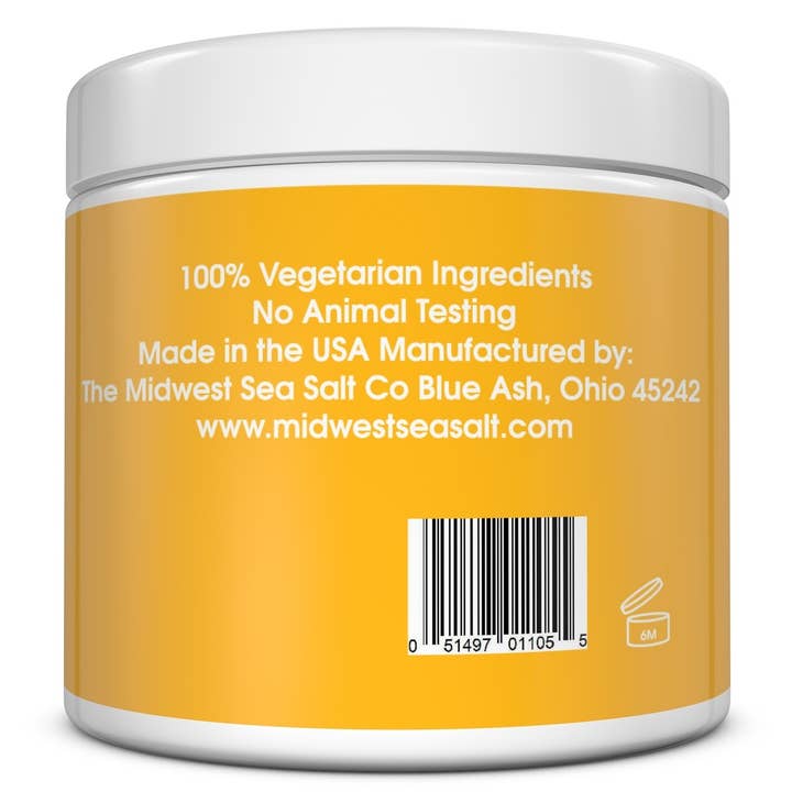 The Midwest Sea Salt Company - Wholesale Body Scrub/Exfoliant - Skin Sherbet Lemon Drops Body Polish Salt Scrub - 23oz2