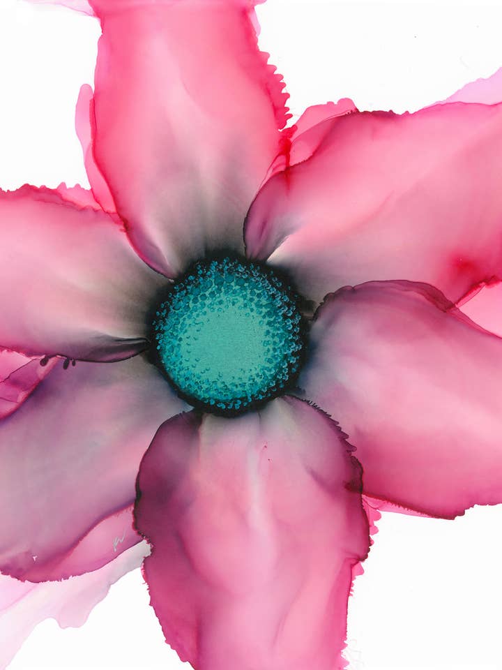 Flamant rose dansant de Kristine VanderSchaaff pour la vente par Something To Write Home About