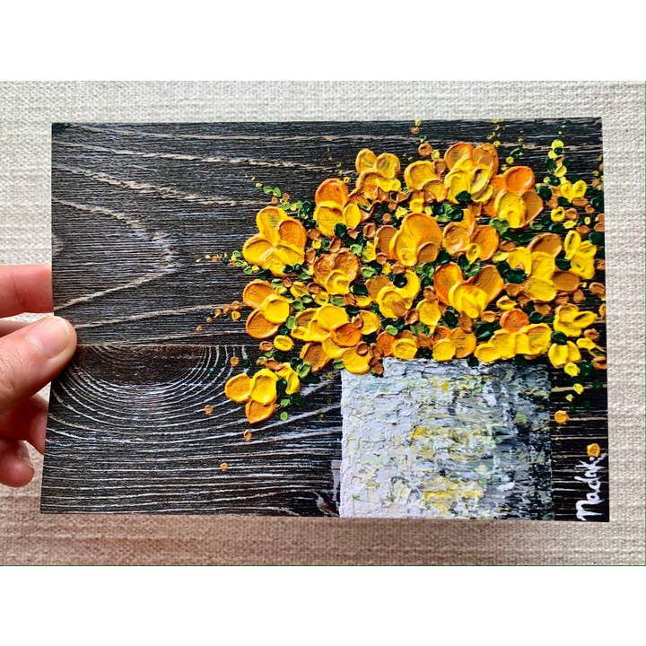 Bouquet jaune - Impression artistique pour la vente par Expression By Nada
