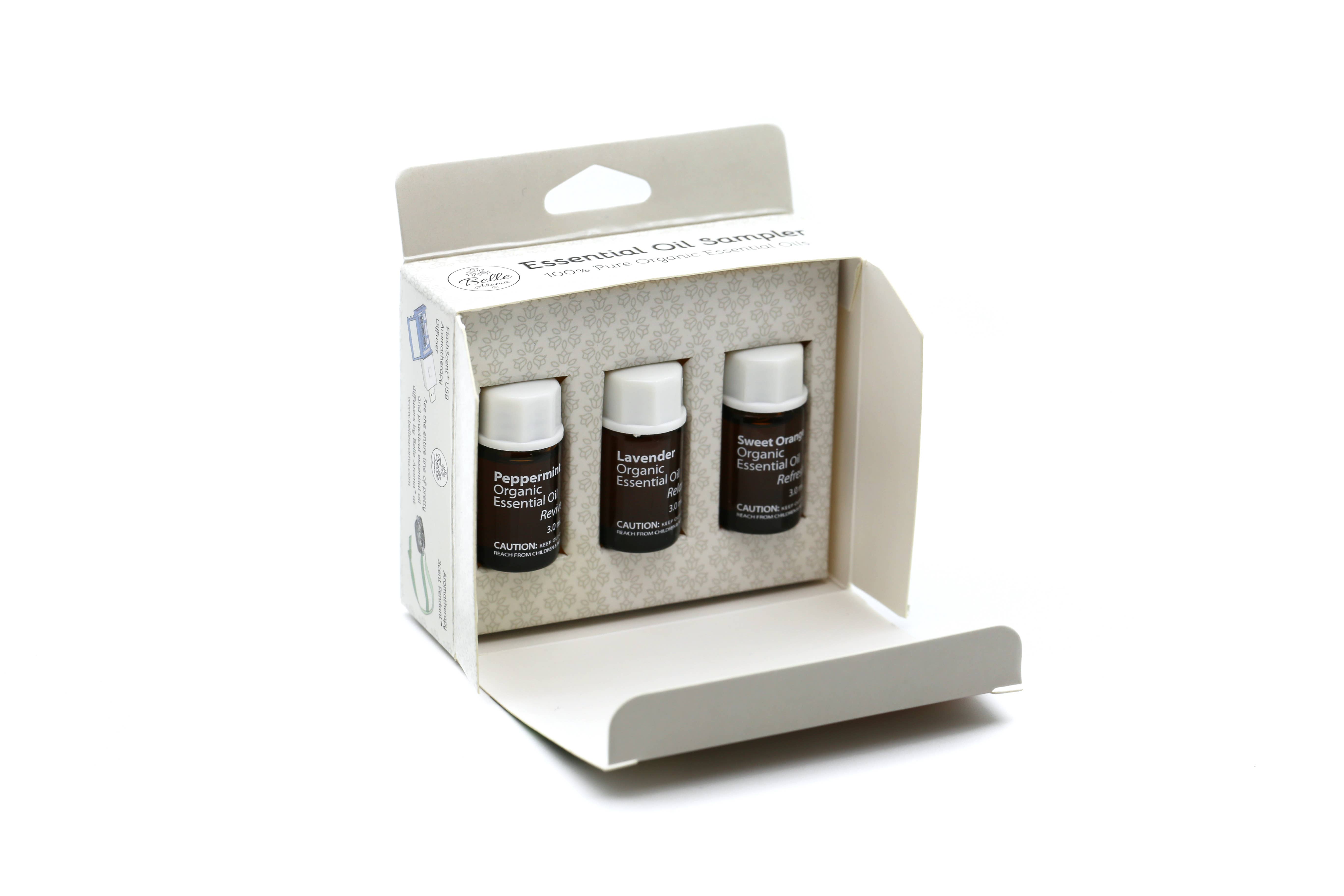Belle Aroma® - Wholesale Essential Oil - 3 in 1 Essential Oil Sampler2