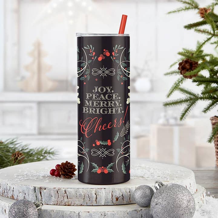 Faithworks by Creative Brands - Wholesale Insulated Mug/Tumbler - Skinny Tumbler - Joy