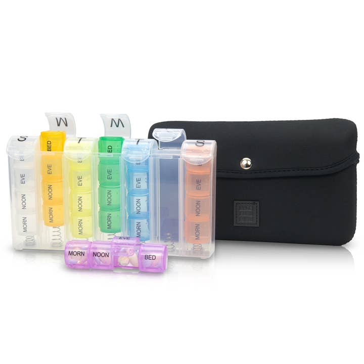 MADE EASY KIT - Wholesale Pill Organizer - Made Easy Kit Pill Case Large 7-Day / 28 Compartments7
