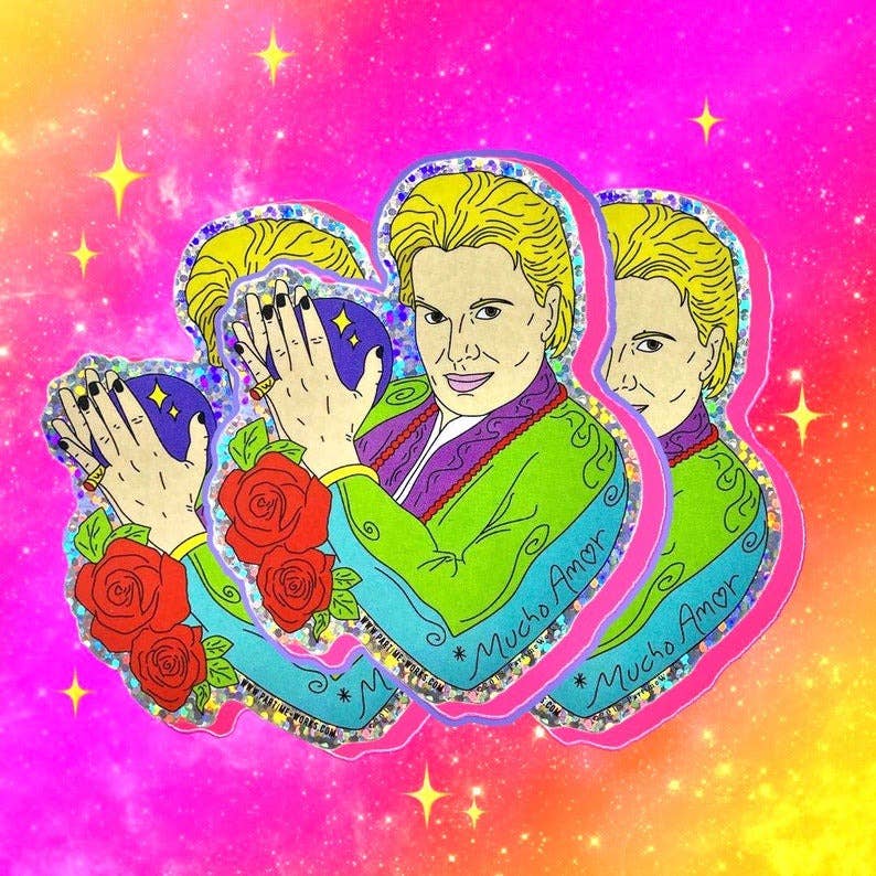 PARTIMEWORKS - Wholesale Sticker - Walter Mercado 3" Sticker2