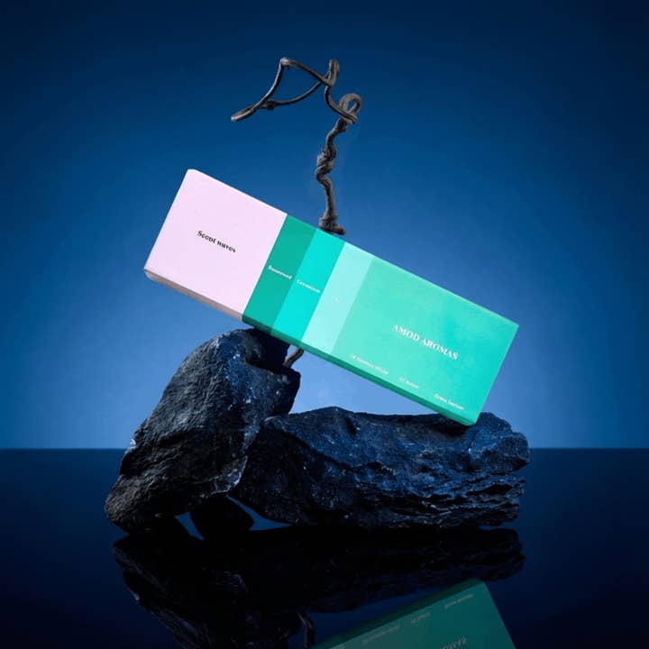 Scent Waves - Incense + burner gift set for wholesale by Amod aromas
