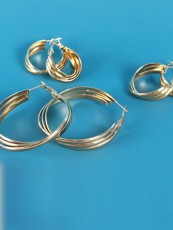 Örhängen i flera lager rostfritt stål E4554 för wholesale av Ole