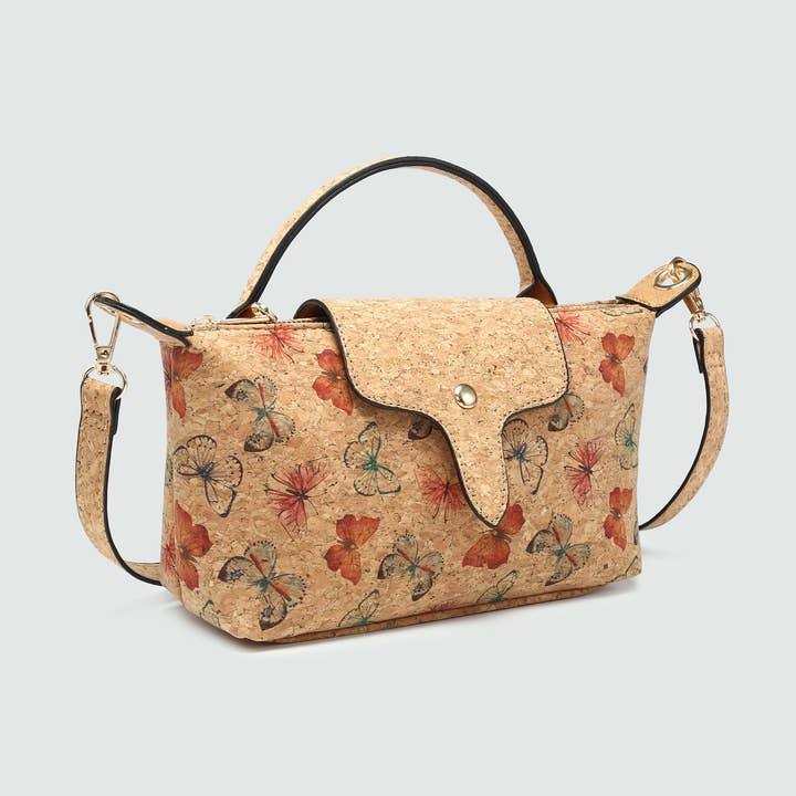 Cork Print Mini Crossbody Bag # 26709 for wholesale by House of Milano