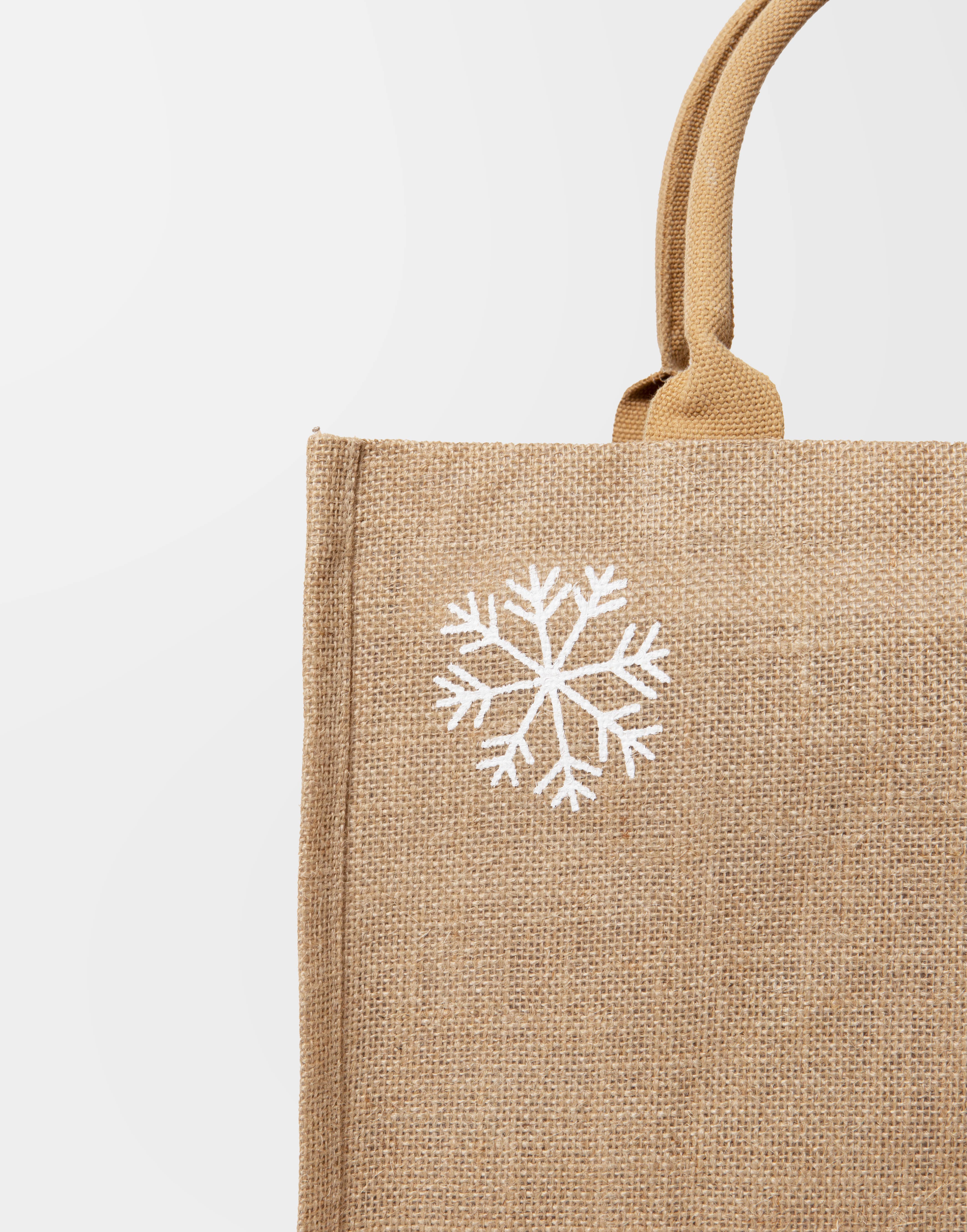 The Little Market - Wholesale Gift Bag - Reusable Tote - Snowflakes5