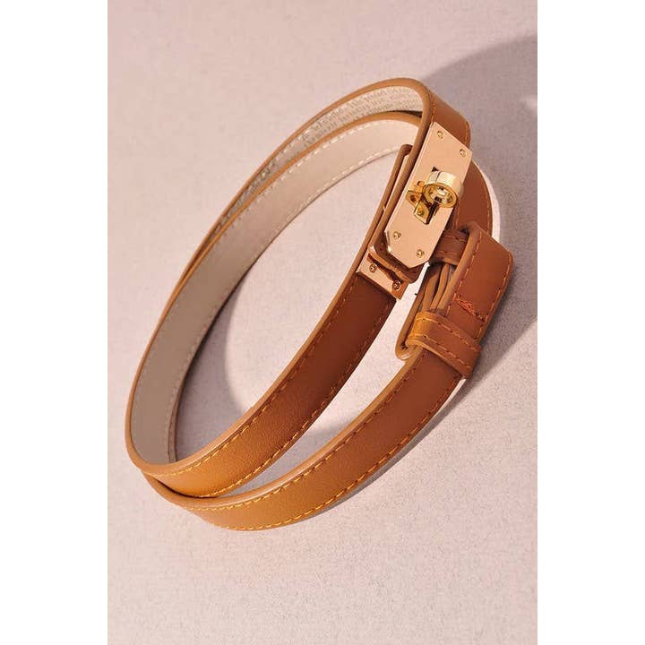 anbfashion - Wholesale Belt - Women's - TURLOCK ACCENT ADJUSTABLE SKINNY BELT IW18001