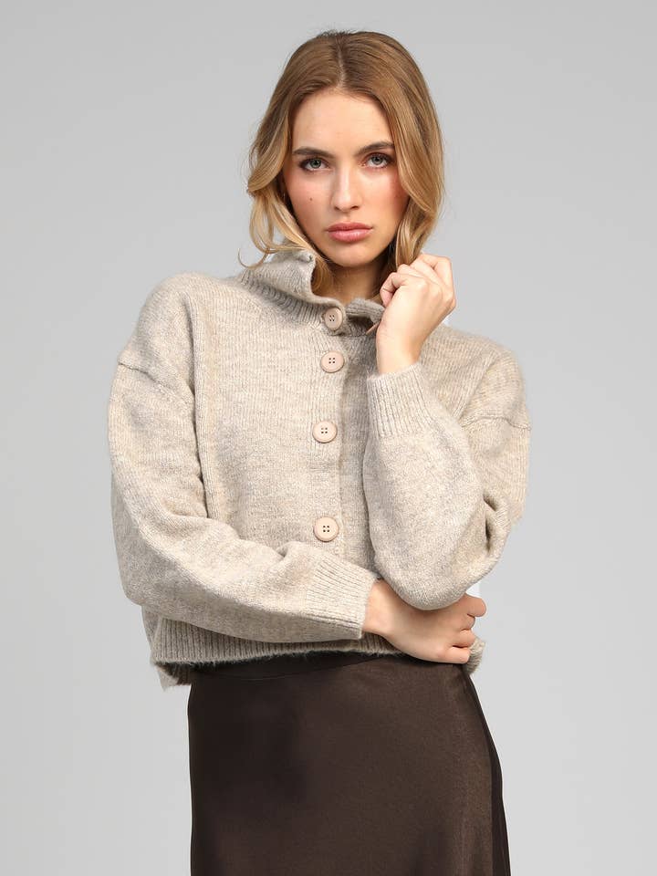 LAKEYLA VEST taupe for wholesale by An'ge