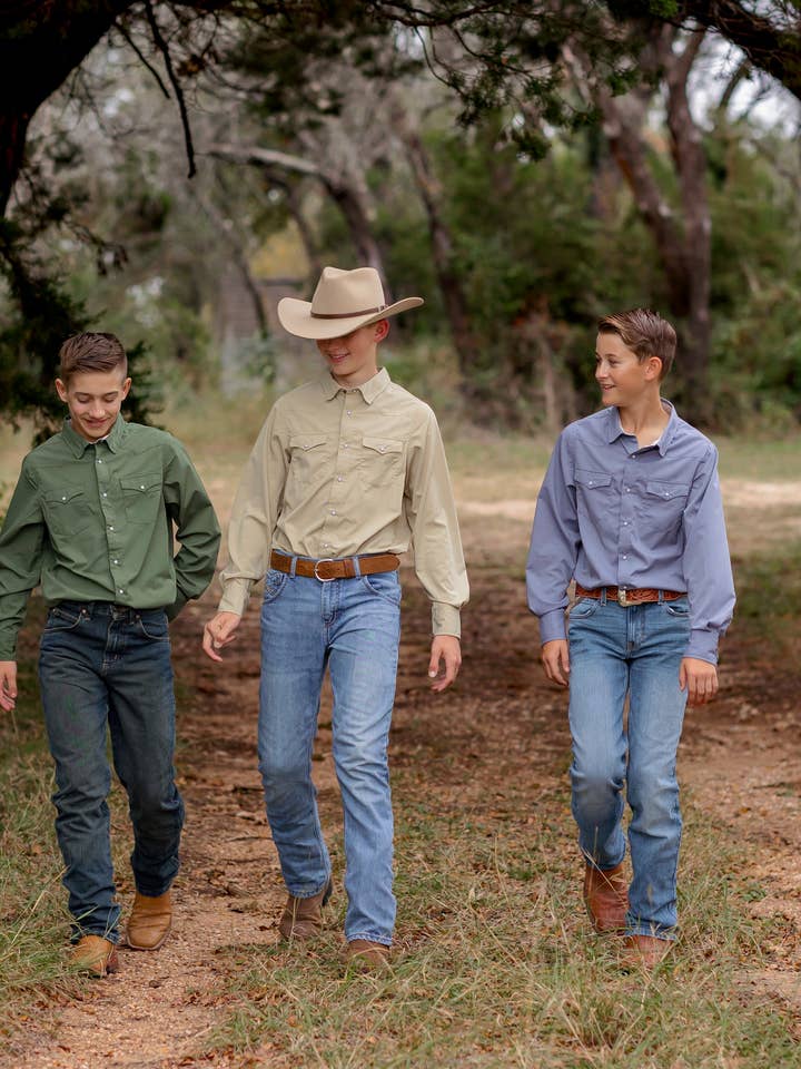 Manica lunga Little Reata - Cowboy Fit per la vendita all'ingrosso da parte di Rumsey Creek Clothing