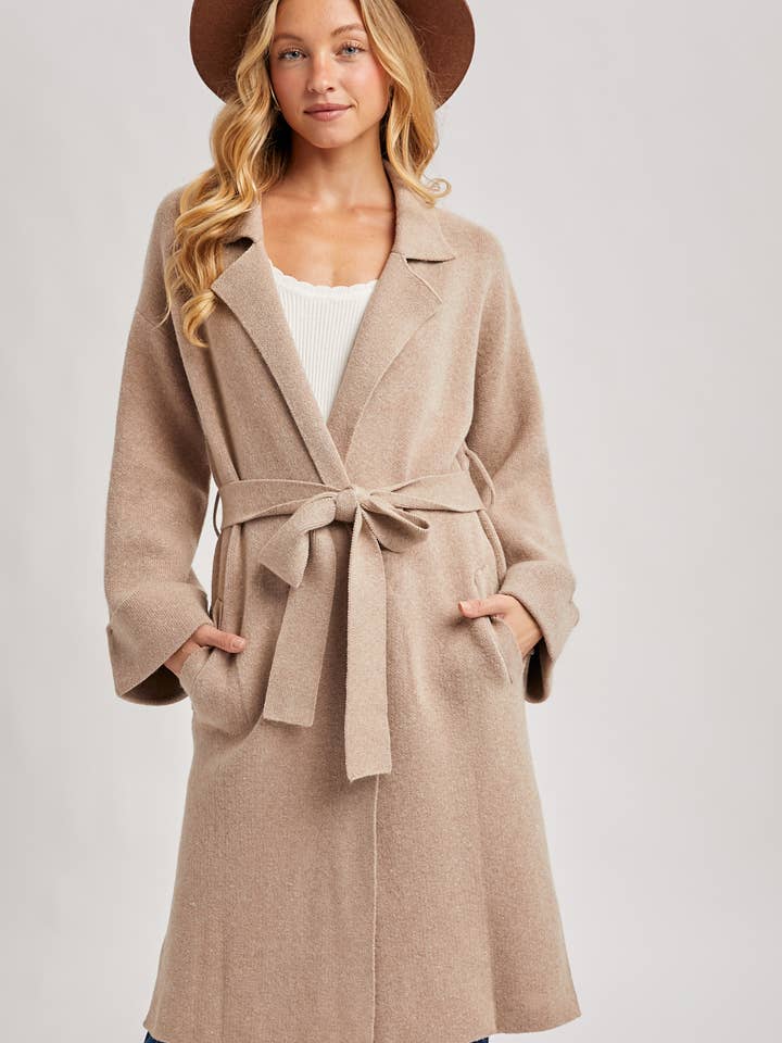 Bluivy - Venta al por mayor Gabardina - Mujer - Gabardina de punto oversize fácil de llevar11