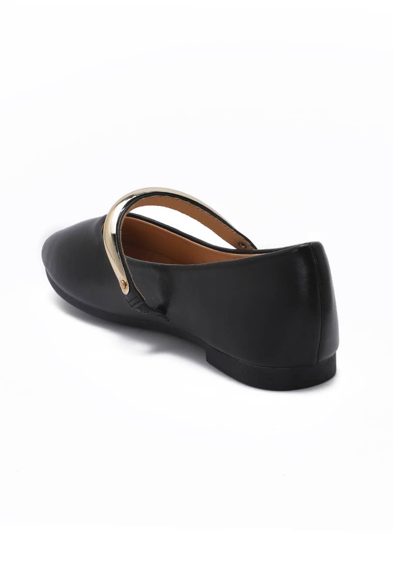 Joia Paris - Wholesale Flats/Loafers - Women's - Ballet flat with buckle, comfortable sole H8-972M3