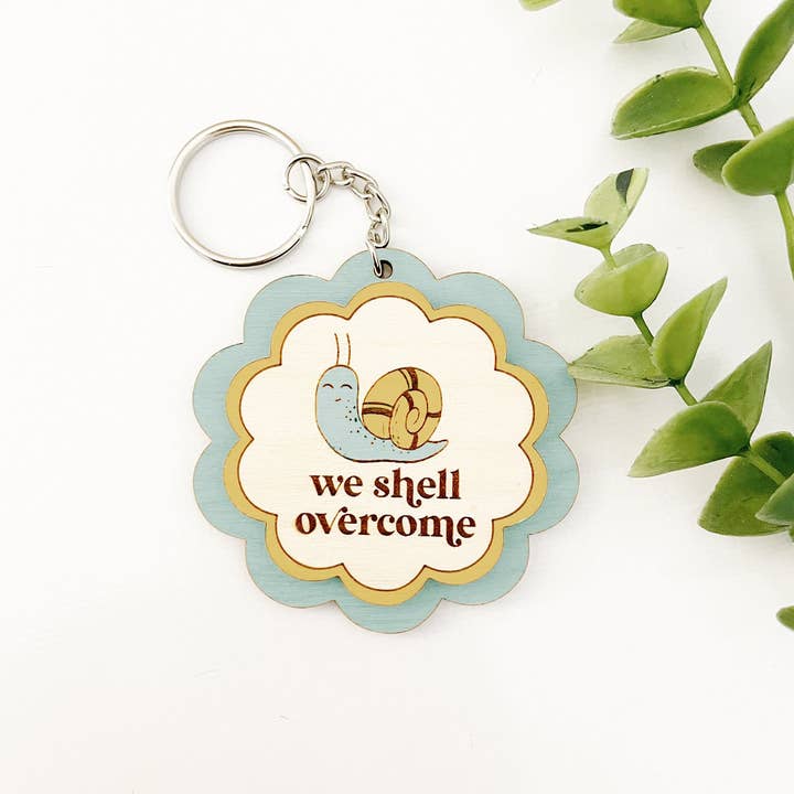 Remember November, Inc - Wholesale Keychain - Women's - Snail Keychain Funny Keychain Snail Pun