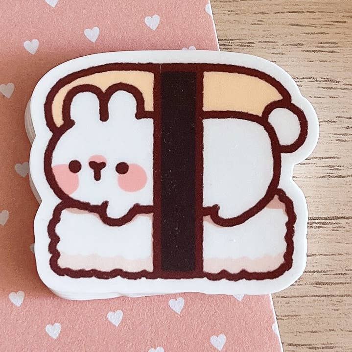 Cherry Rabbit - Wholesale Sticker - Tamago Sushi Rabbit Sticker0