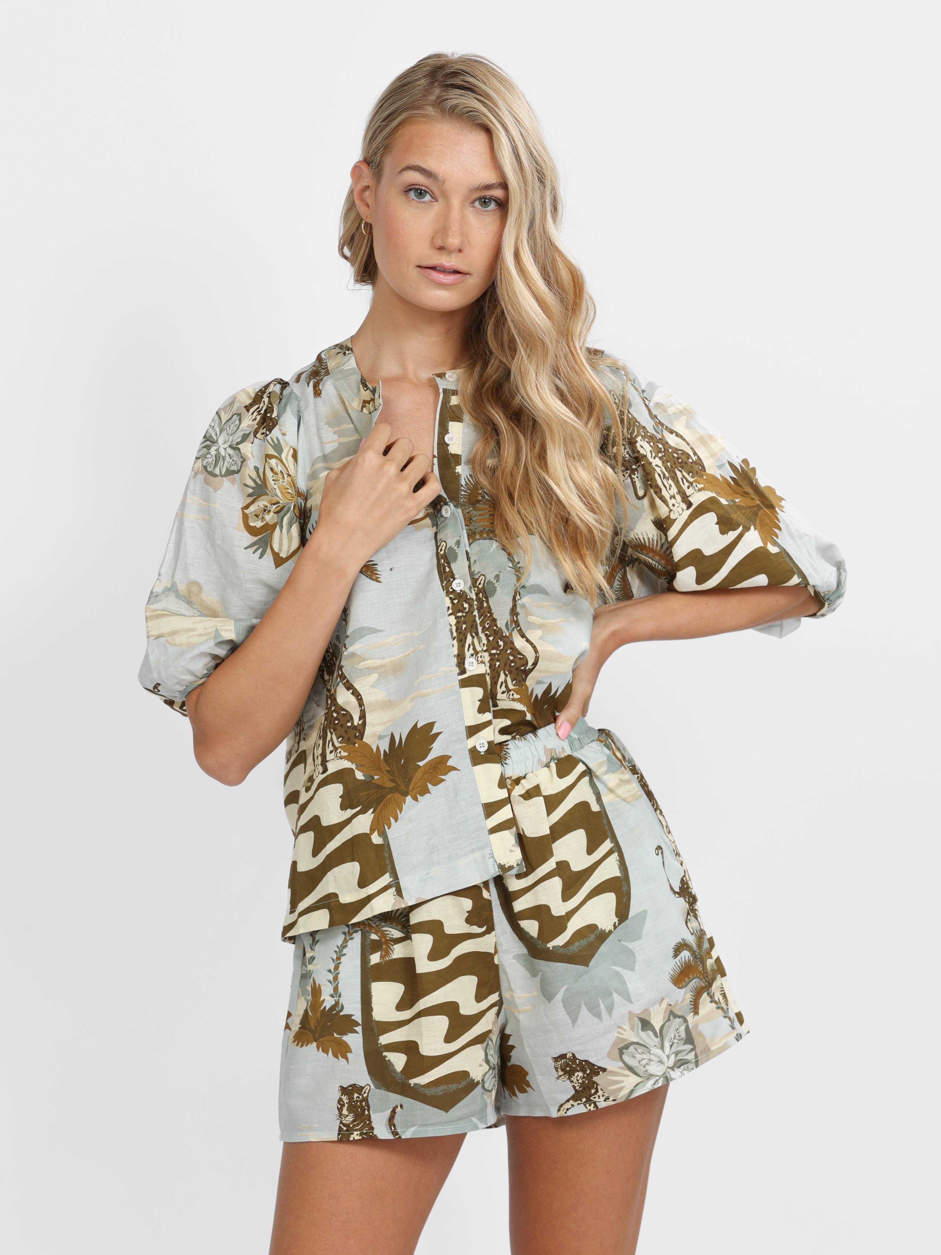 Las Sureñas – Engroshandel Skjorte med buttondown – til kvinder – Ballon Skjorte Ipanema6