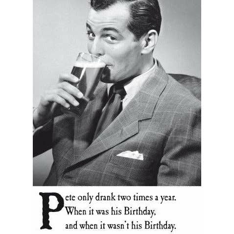 EMOTIONAL RESCUE - Wholesale Birthday Card - On the Ceiling Birthday Two Times0