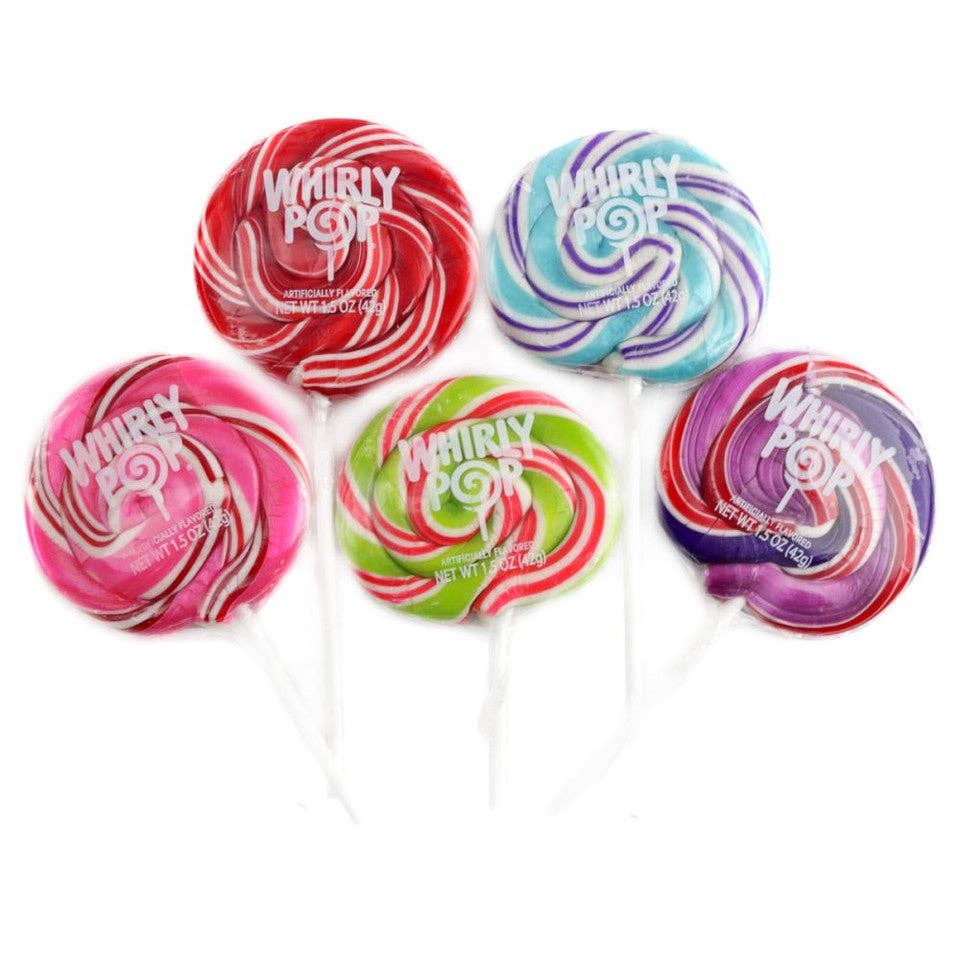 Royal Wholesale - Wholesale Lollipop - Adams & Brooks Whirly Pop Assorted 3oz 48ct case0