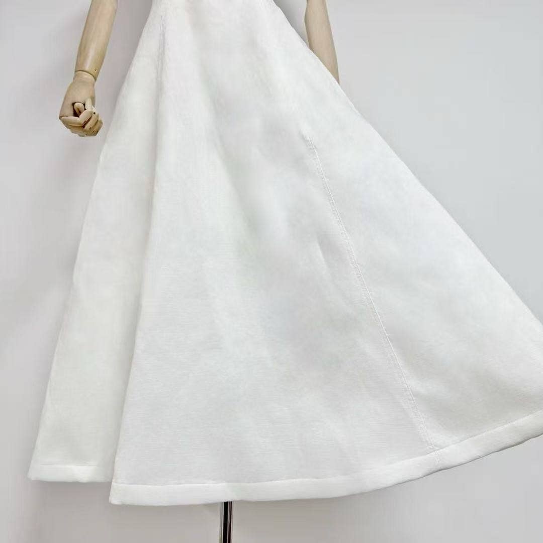 Productseeker - Wholesale Skirt - Women's - DR493 Elegant A-Line Skirt with 3D Floral Slim Fit Design9