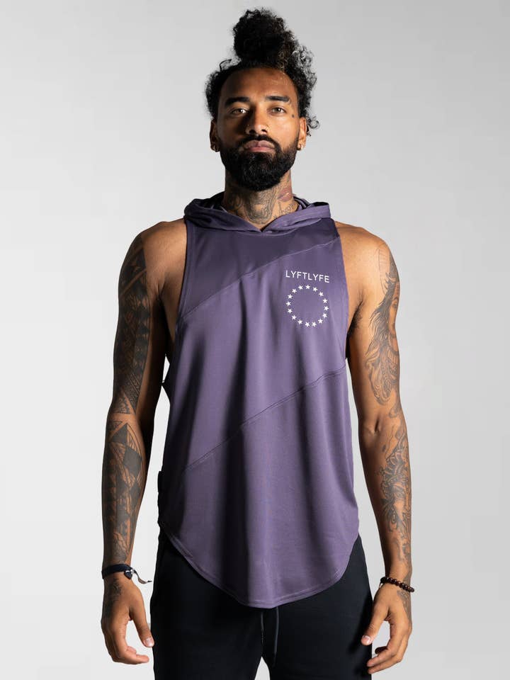 Dominance Men's Sleeveless Hoodie for wholesale by Lyftlyfe Apparel