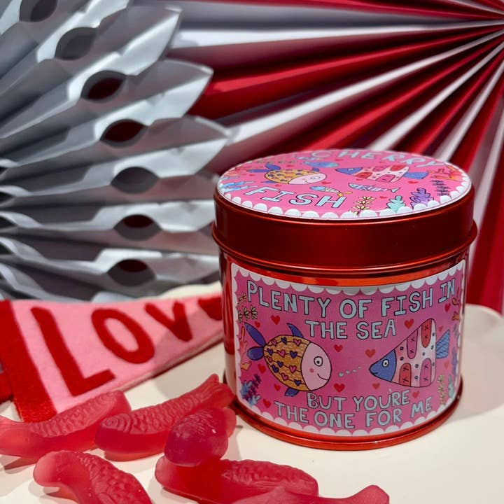 Plenty of Fish in the Sea Tin 120g for wholesale by Flossy Teacake