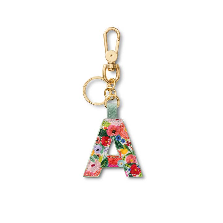 Rifle Paper Co. - Wholesale Keychain - Women's - Garden Party Monogram Key Ring