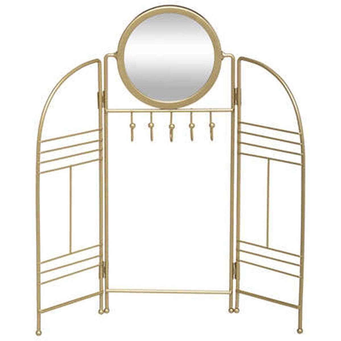 TSJJ - Vente Supports et présentoirs à bijoux - Porte Bijoux Métal Feel Doré  H330