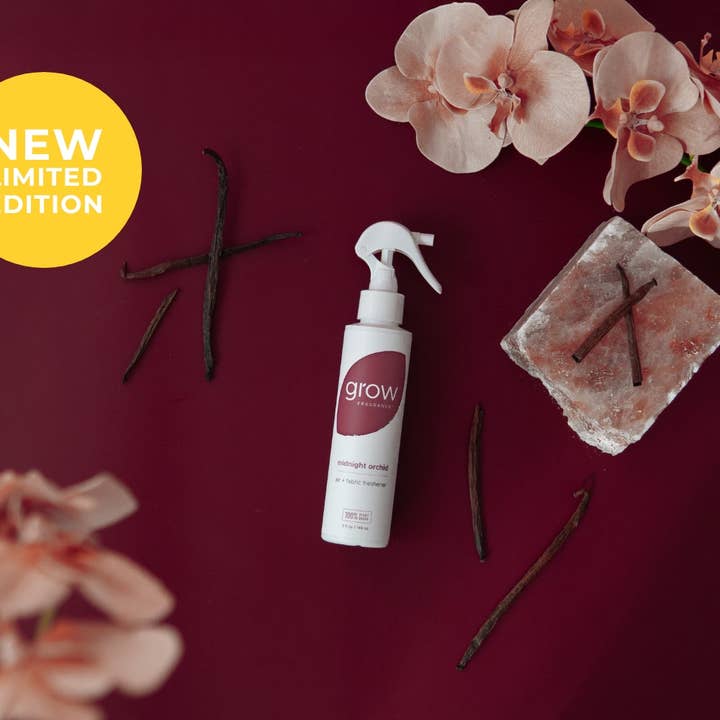 Grow Fragrance - Wholesale Room & Linen Spray - Midnight Orchid Air + Fabric Spray2