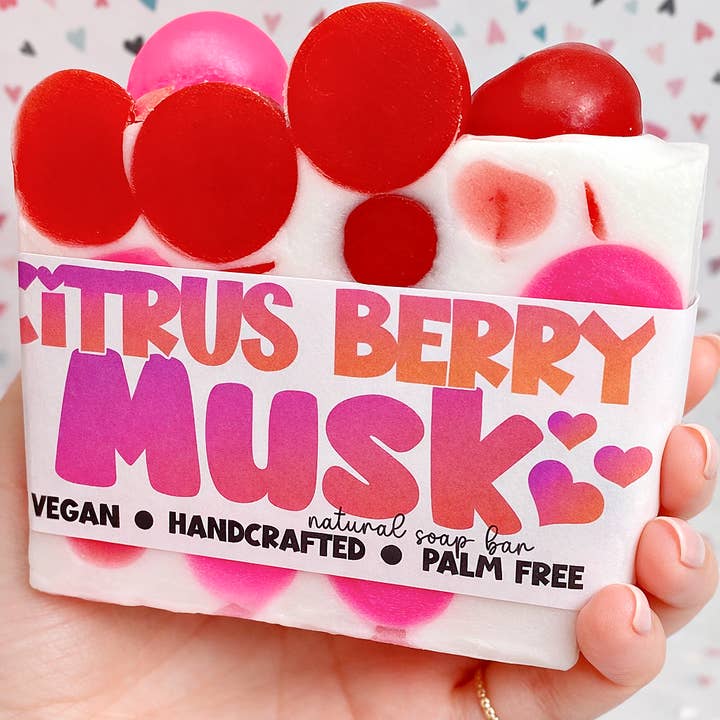Citrus Berry Musk - Handmade Soap Bar for wholesale by The Little Bubble