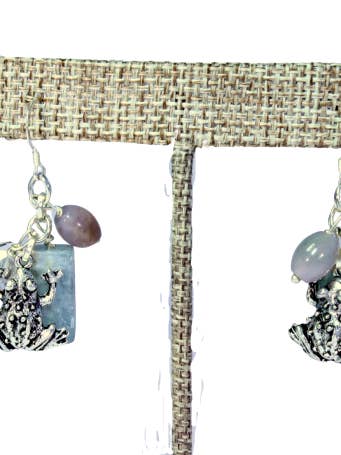 Boucles d'oreilles pendentif en argent pour la vente par Ciao Bella Jewelry Inc