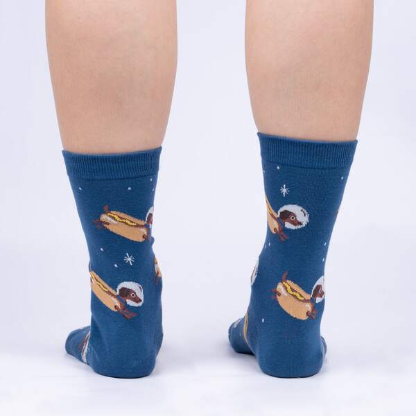 Sock it To Me - Wholesale Socks - Women's - Weiner Dogs, In Space! Crew Socks1